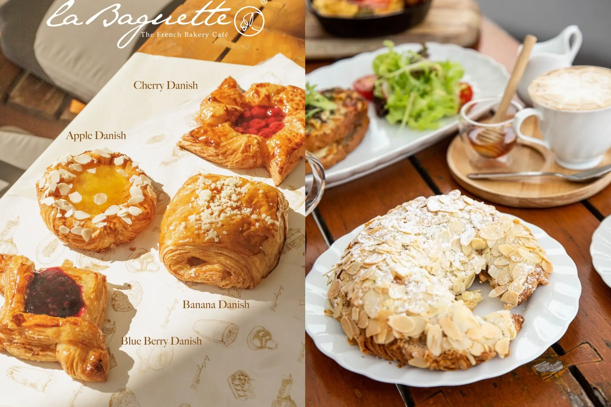 La Baguette Bakery Cafe除了麵包外，也有提供早午餐。（來源：網路合圖）