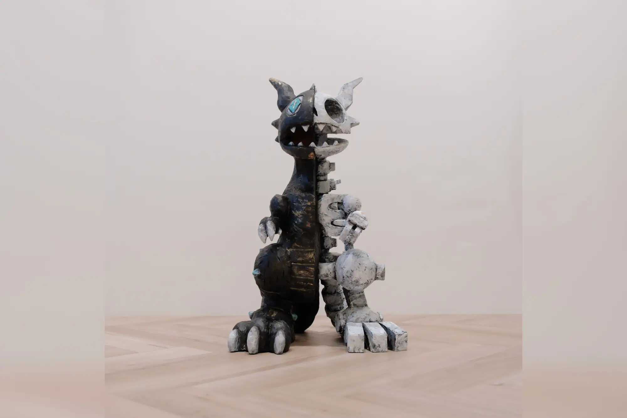 台湾插画家暨玩具设计师曾绍博(ODOM Tseng)，擅长将日常接触到的人、事、物转化爲怪兽的呈现。（来源：曼谷河城）