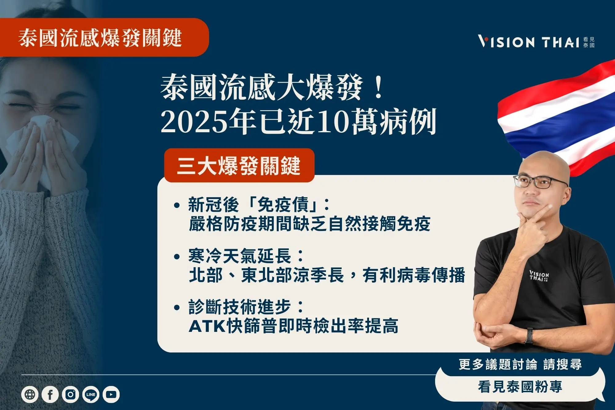 泰国流感爆发！泰专家解析升温三大关键 学校成传播温床（来源：看见泰国 Vision Thai）