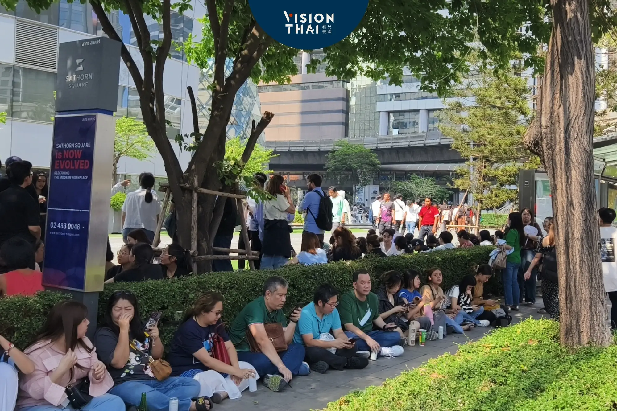 泰國地震！受緬甸7.7級強震波及 曼谷高樓塌民眾急撤（來源：看見泰國 Vision Thai）