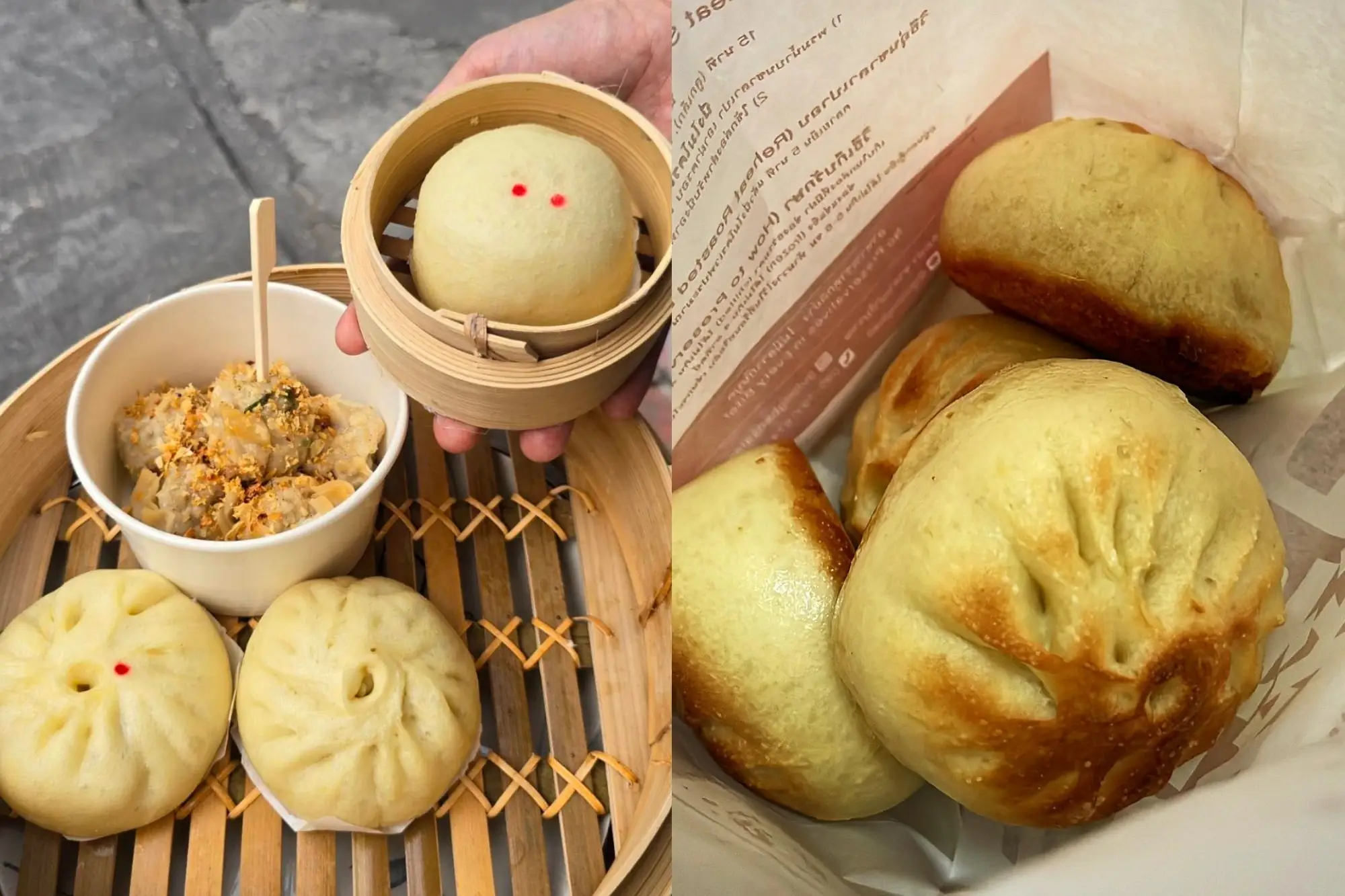 百年传承的Gu Long Bao古笼包，卖各种口味手工包子。（来源：官方社群）