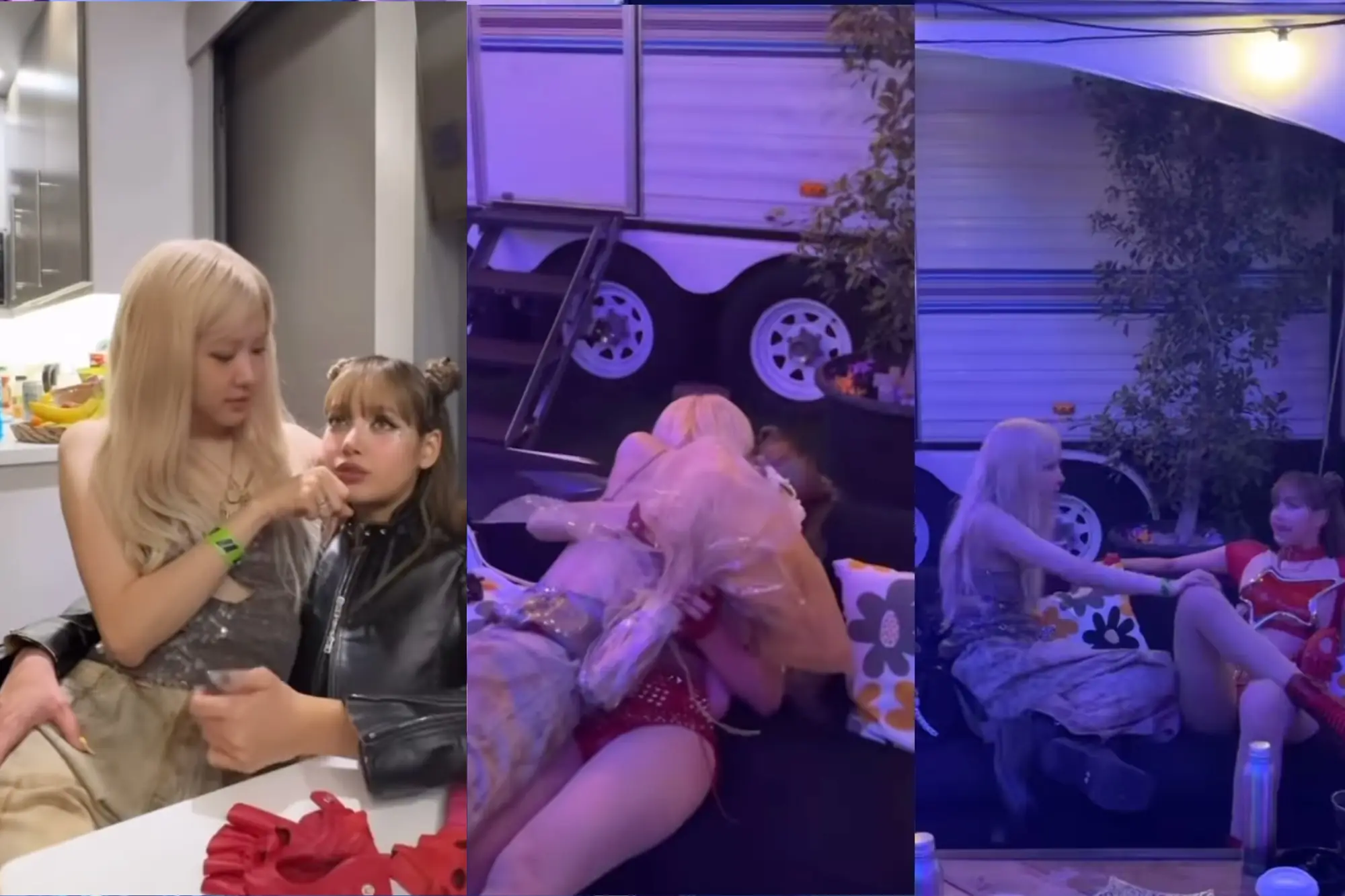 BLACKPINK Rosé现身Coachella为Lisa献花（来源：Lisa IG）