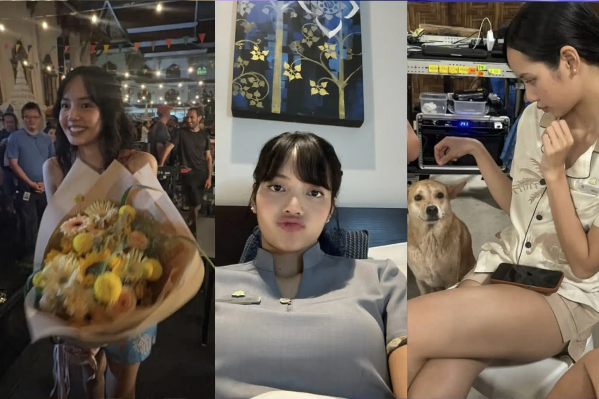 泰国之星Lisa 《白莲花》花絮照曝光（来源：Lisa IG）