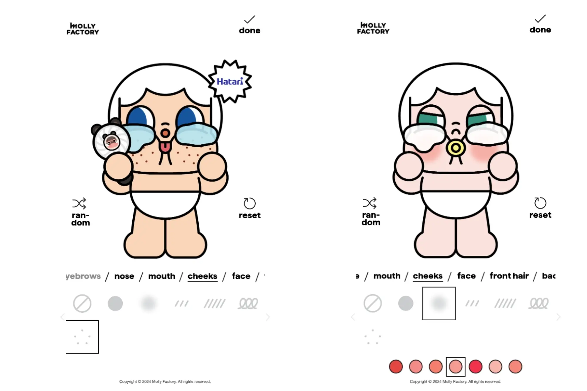 Crybaby客製化网站 打造个人化哭娃（来源：官方网站）
