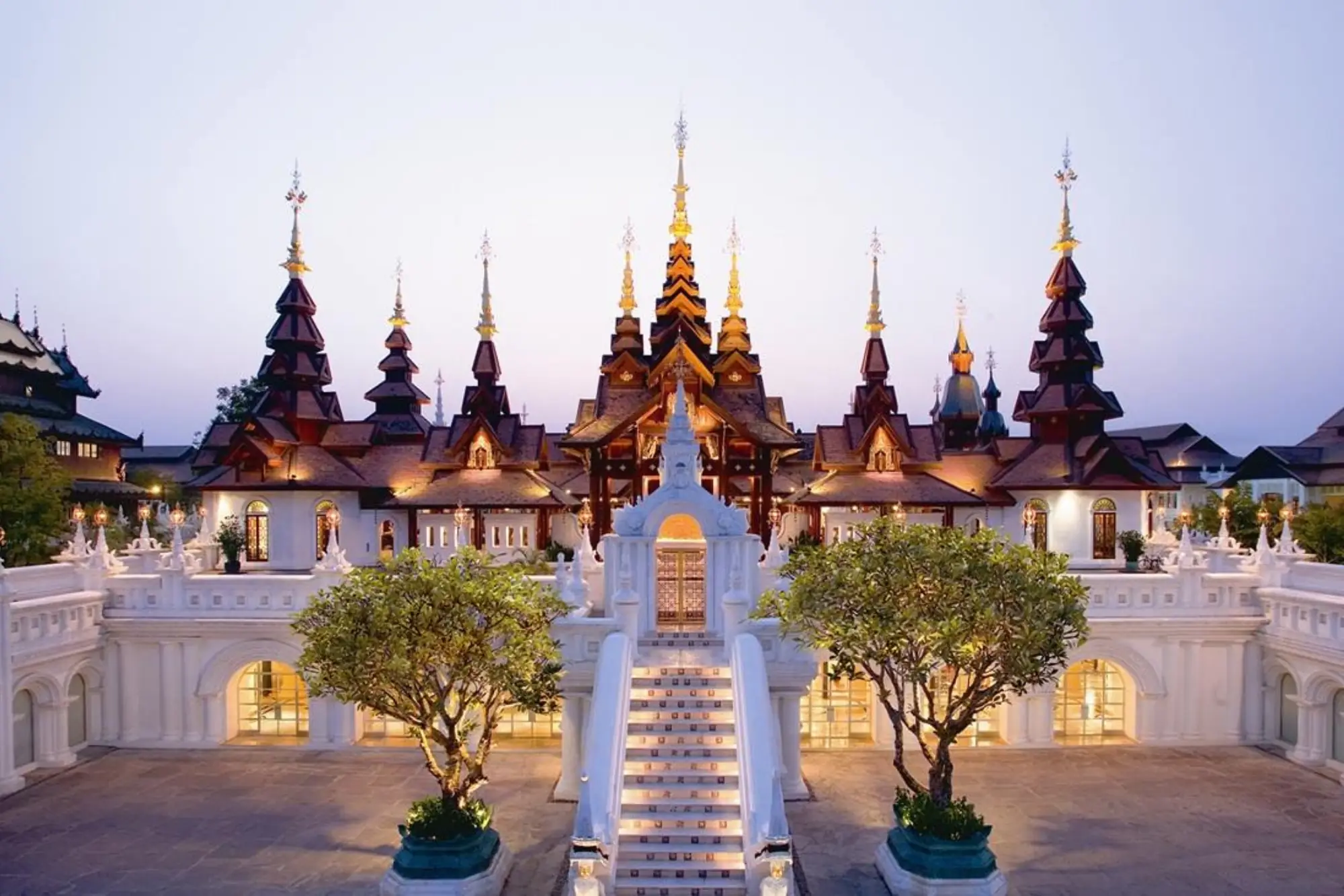 清邁達拉德維五星酒店大火前照片(來源:官方社群)