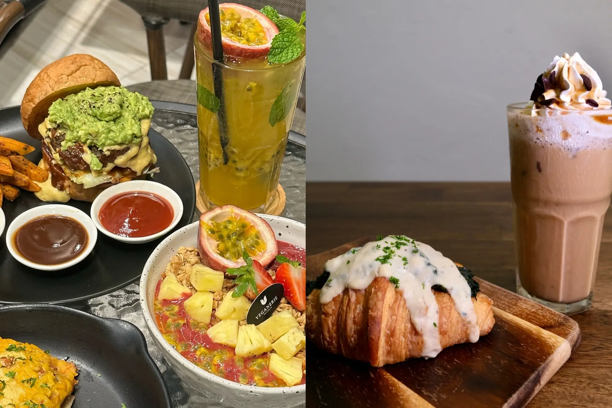 Veganerie 曼谷人气最高的蔬食品牌之一，提供多样化无蛋奶料理。（来源：官方社群）