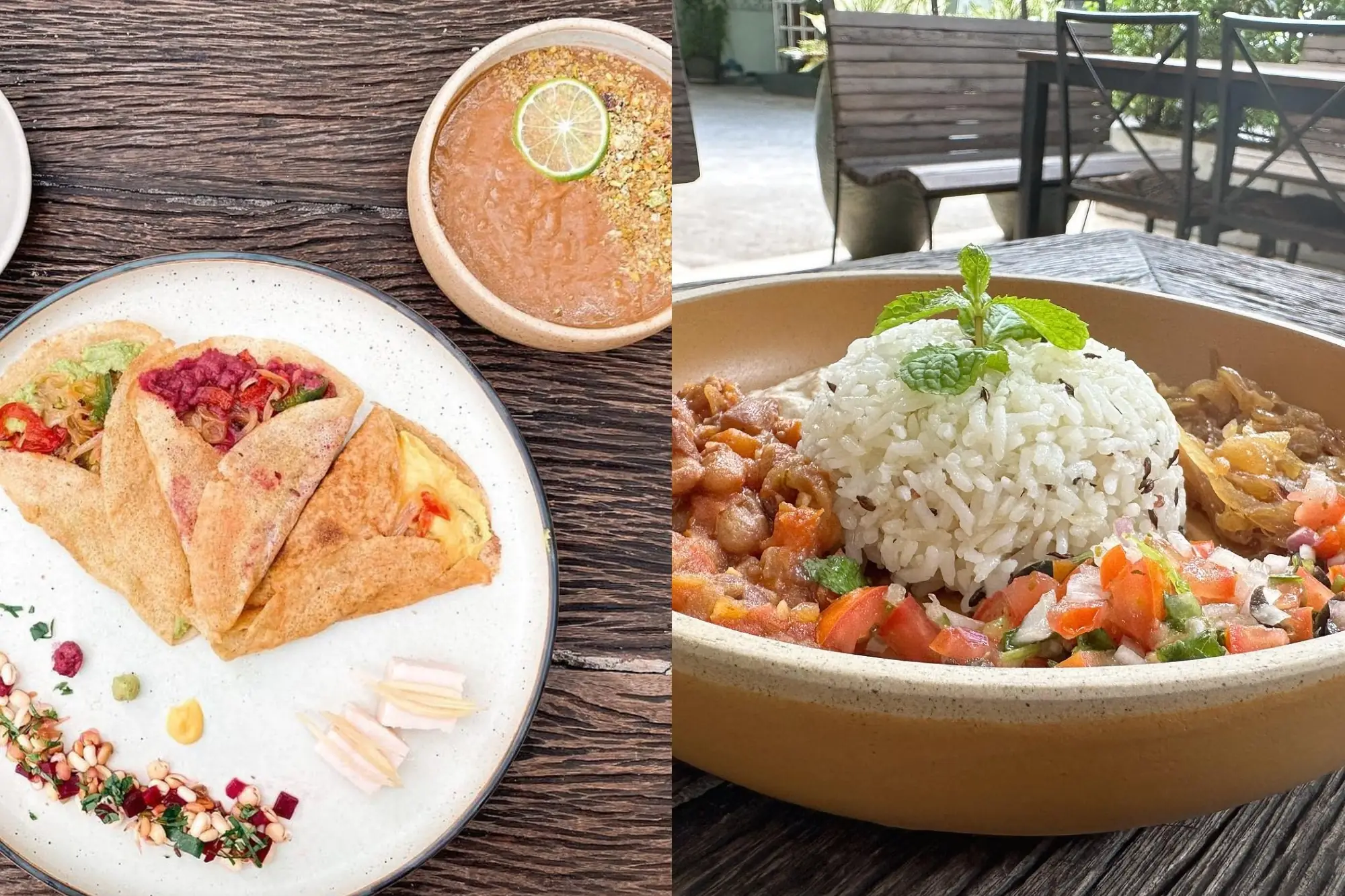 Suananda提供印度风养生餐点，複合式绿意空间提供蔬食料理与与静心体验。（来源：官方社群）