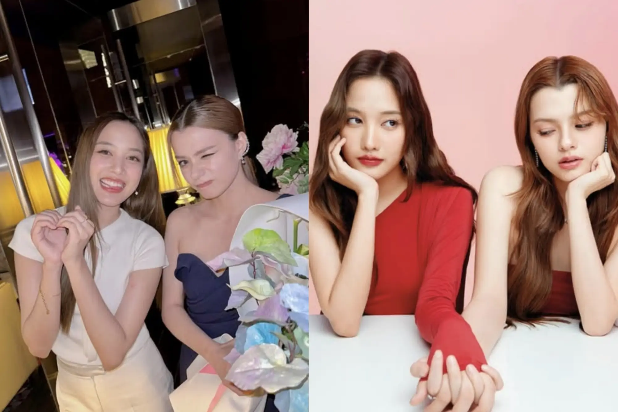 Freen和Becky在现实生活中也经常共同出席活动，为泰国人气GL CP！（来源：官方社群）