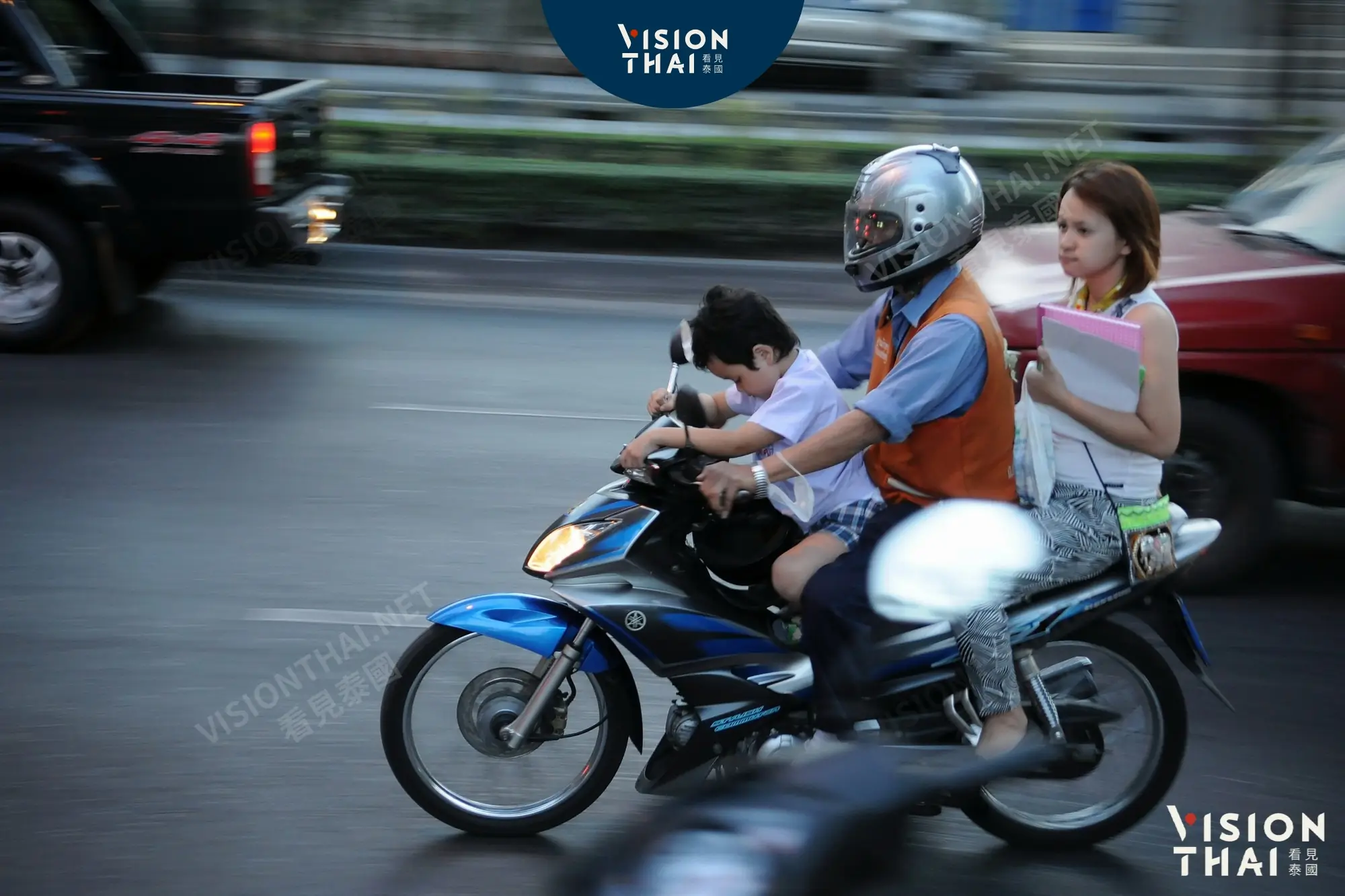 泰國騎摩托車要戴安全帽！今起執法 違者開罰（來源：看見泰國 Vision Thai）