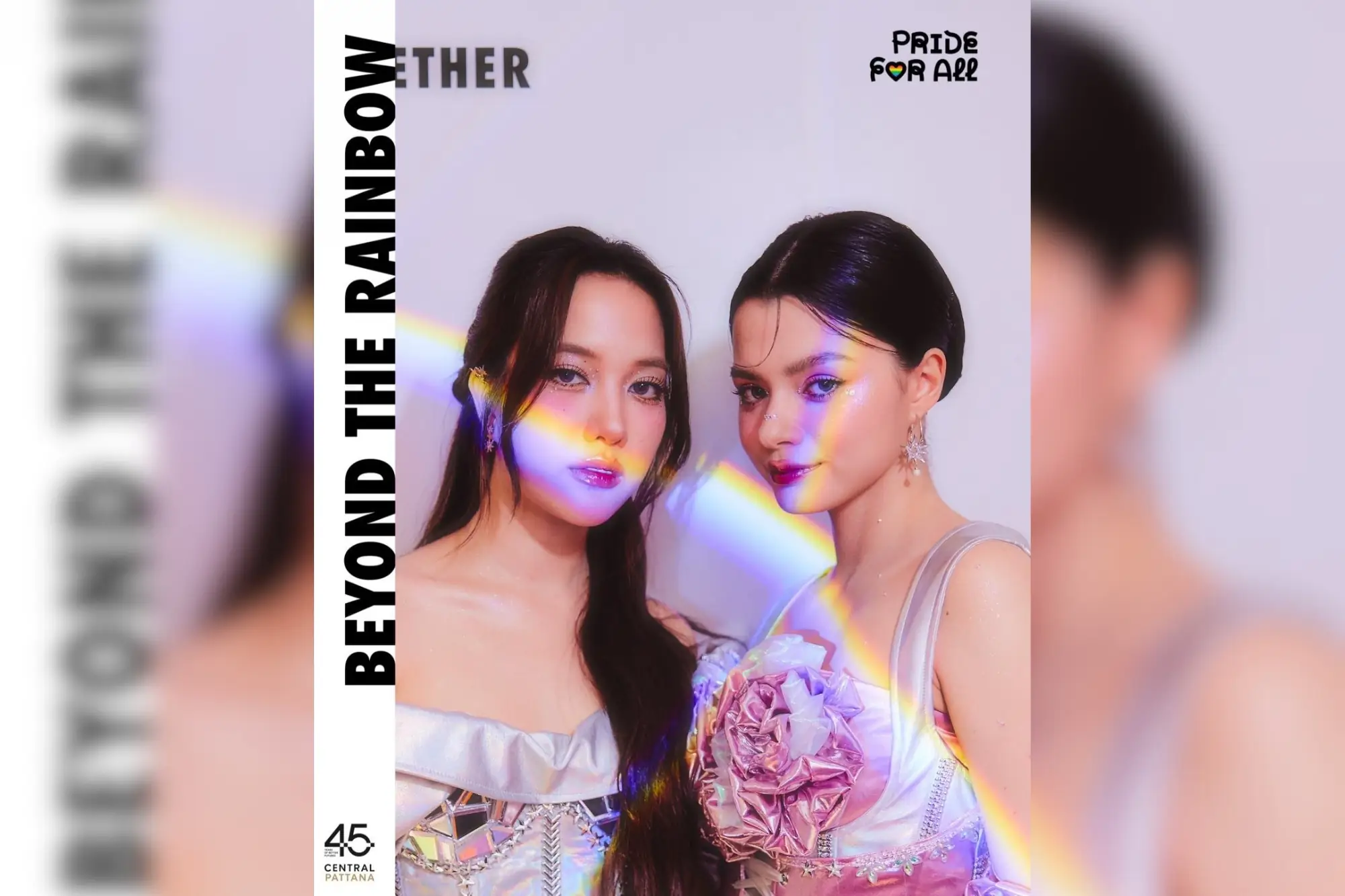 泰國人氣GL組合FreenBecky響應cerntralwOrld驕傲月（來源：官方社群）