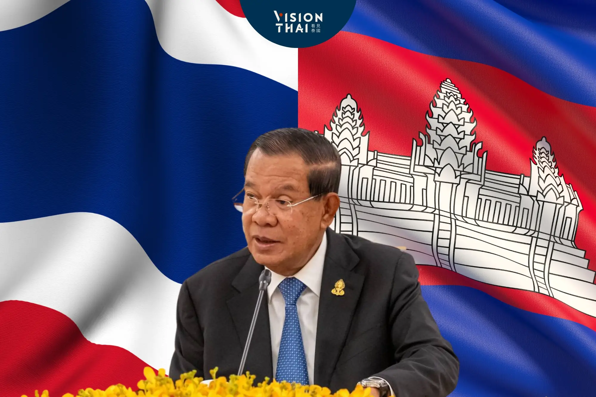 柬前總理洪森威脅關閉泰柬邊境全面報復（來源：網路合圖）