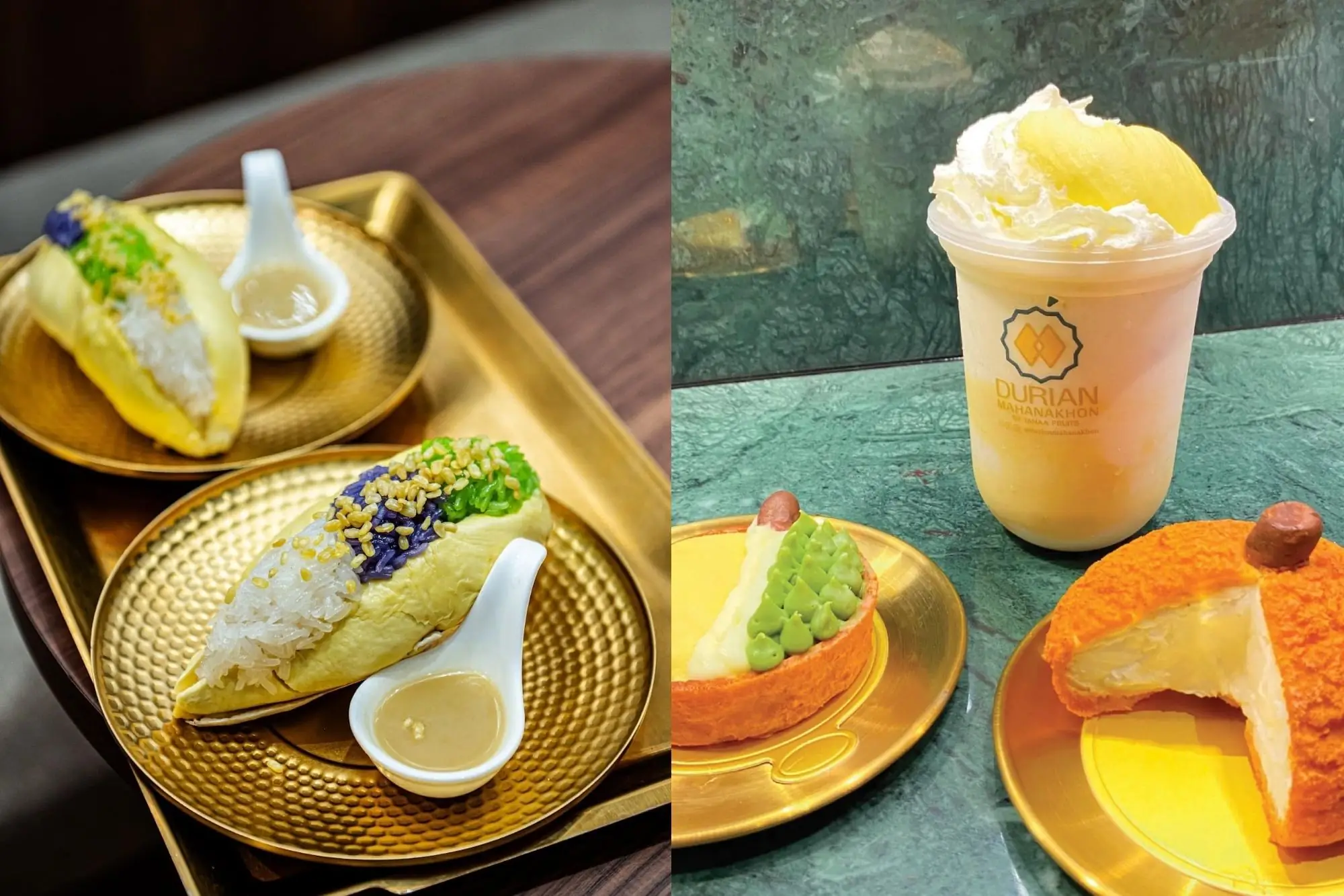 Durian Mahanakhon主打新鲜直送的榴莲制作甜点（来源：官方社群）