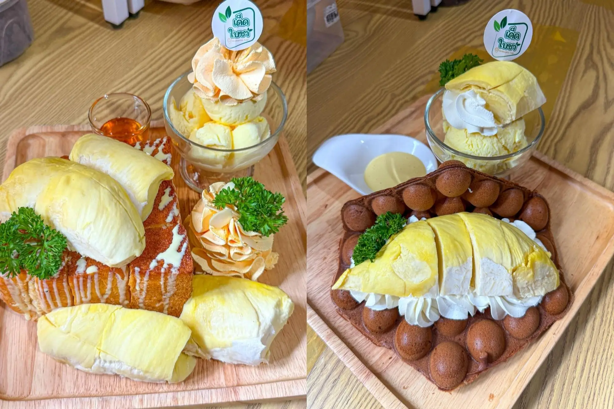 Dedbaicha主打榴莲结合泰式传统甜品（来源：官方社群）