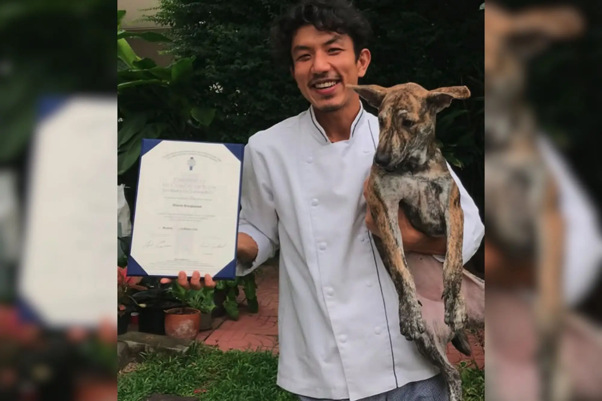 万洛拥有法国蓝带厨艺学院证书（来源：官方社群）