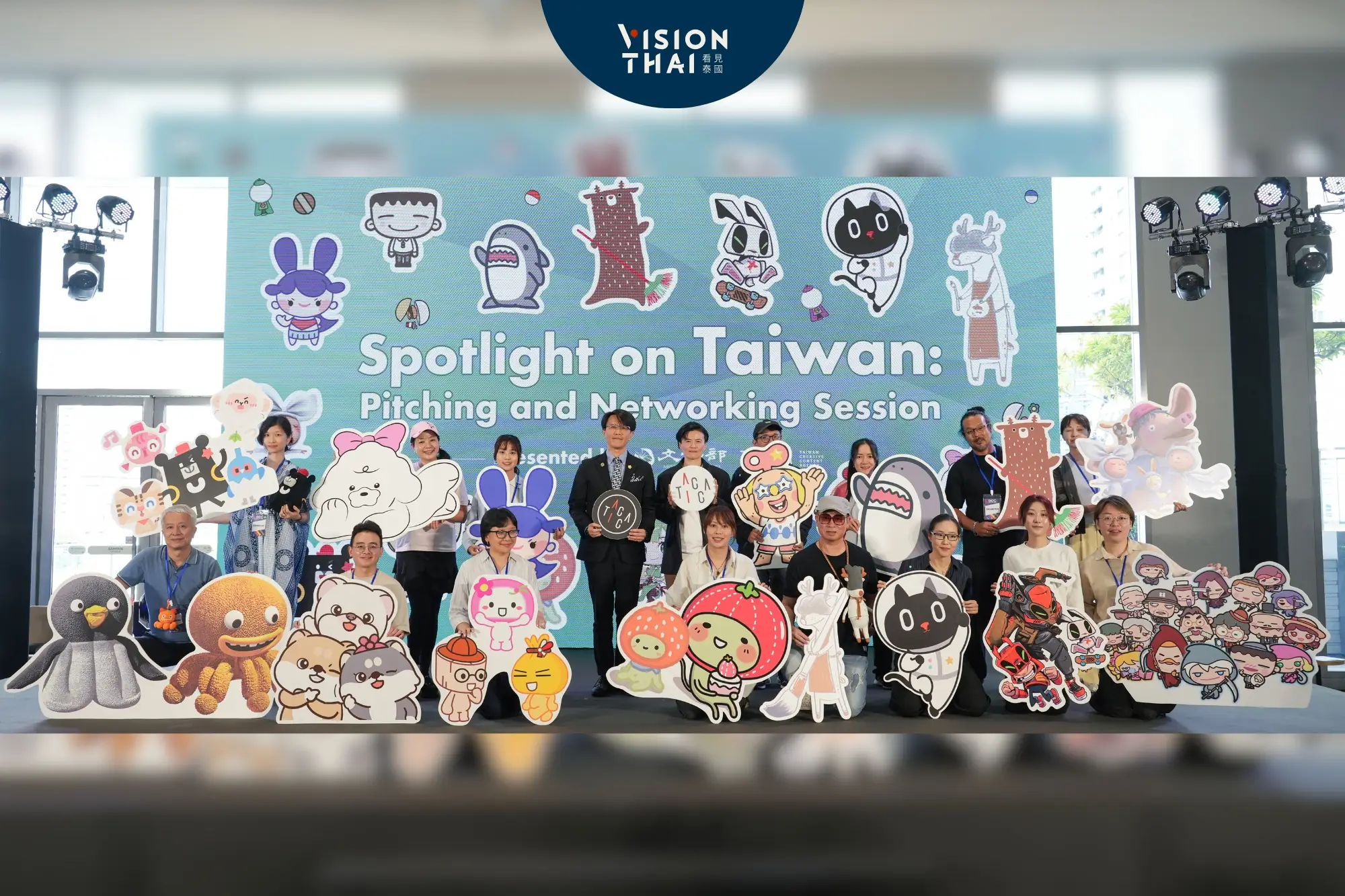 文策院攜 18 家臺灣角色品牌首度參展泰國最大國際數位內容節。（來源：文策院提供）