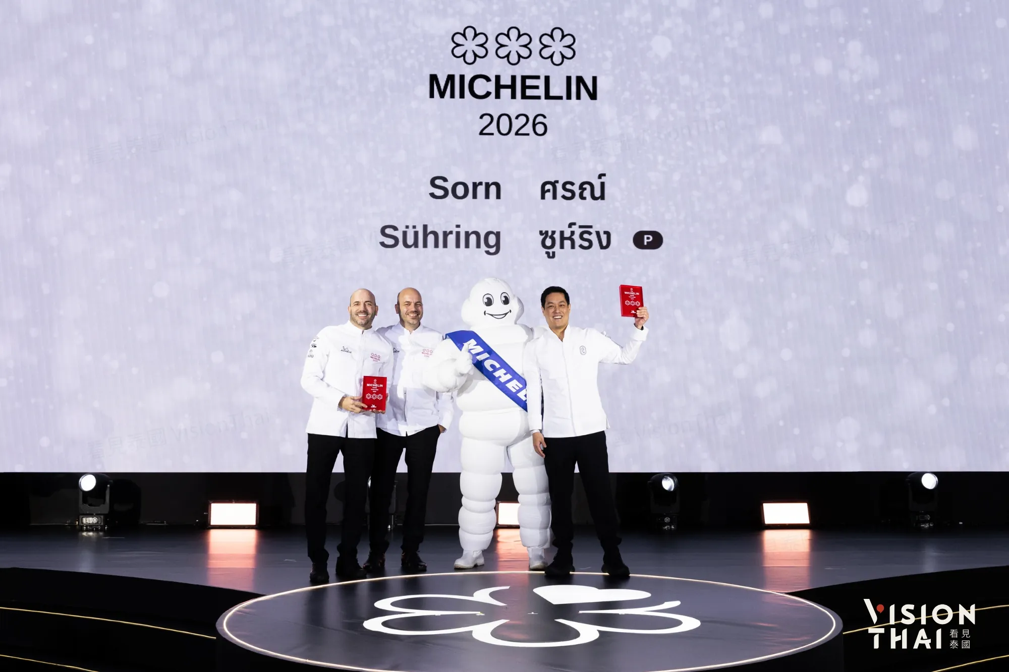 曼谷Sühring首度躍升為三星，與Sorn並列為兩家2026泰國米其林三星餐廳。