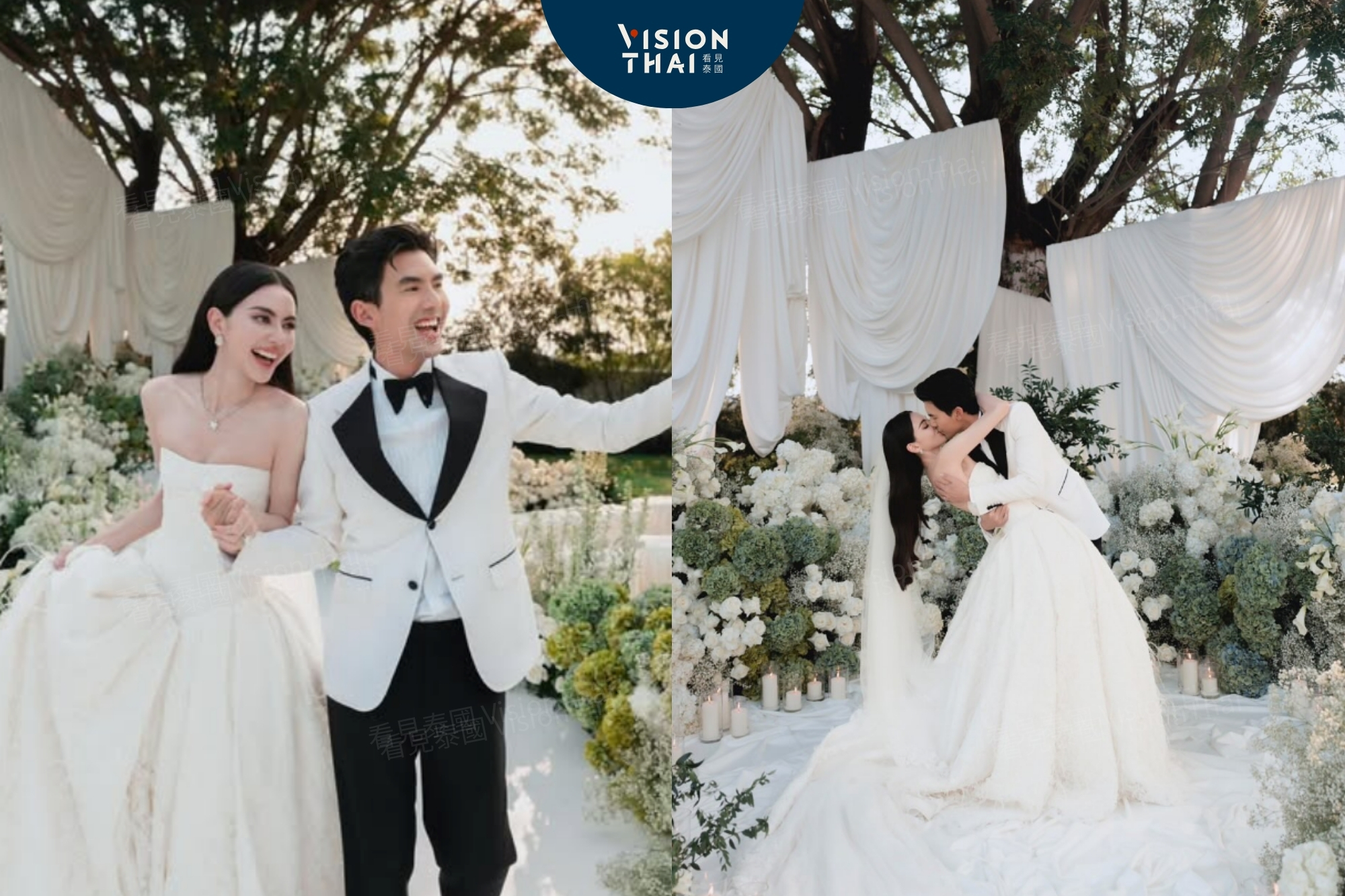 33歲泰國女星Mai Davika曬婚紗照　與42歲泰星Ter低調完婚宛如公主與王子（來源：官方社群）