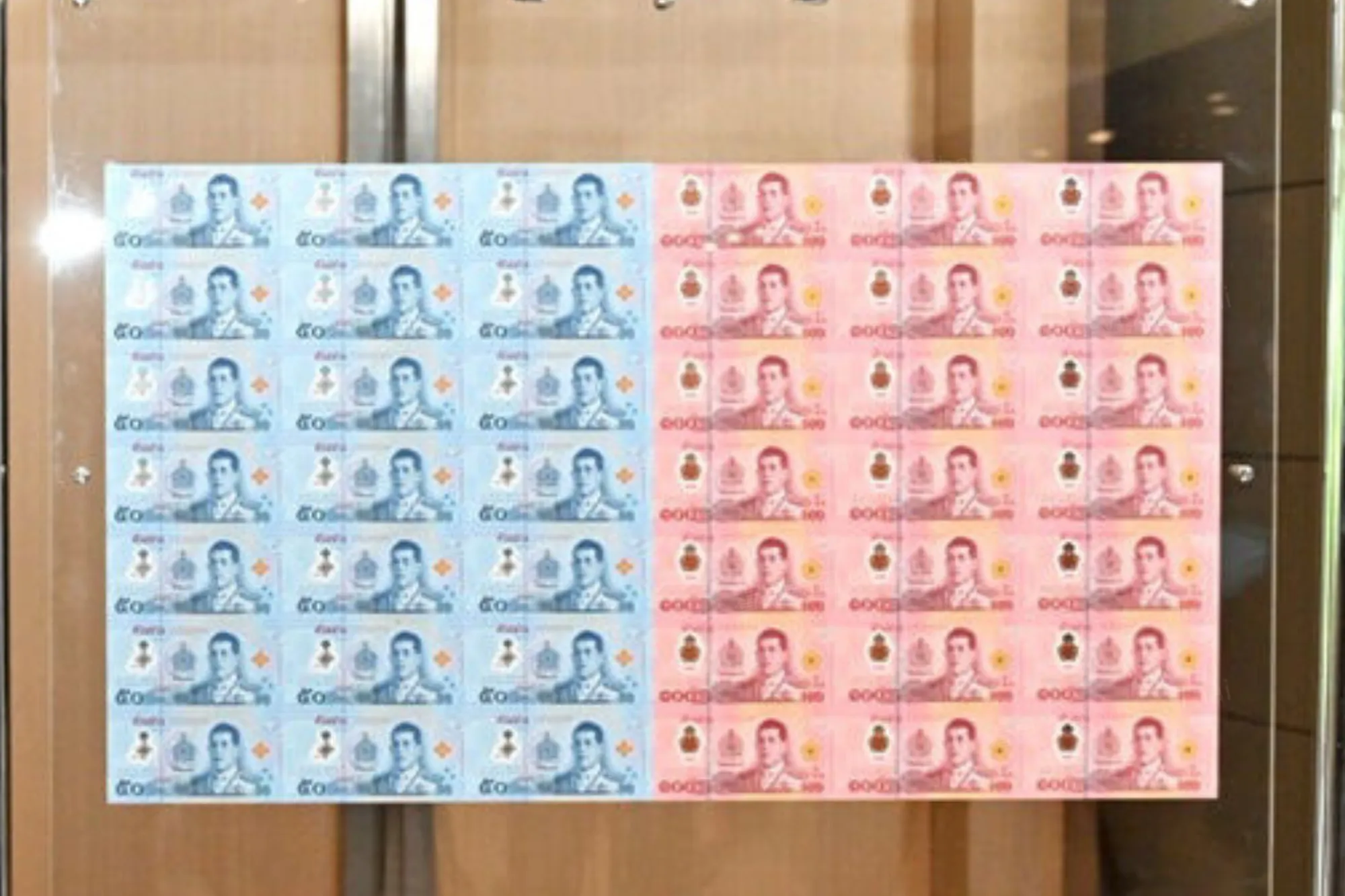 泰国塑胶钞票上路 耐用度是纸钞四倍（来源：Bank of Thailand）