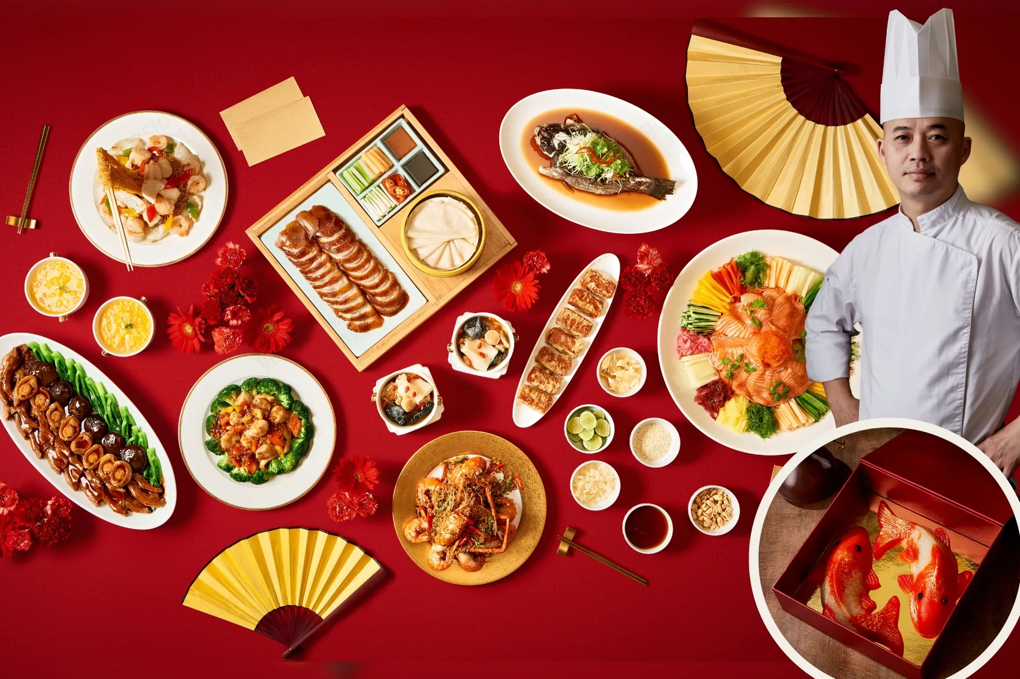 曼谷康莱德酒店旗下粤菜餐厅柳推出四款团圆饭套餐，由香港行政中餐总厨Andy Fung掌厨。（来源：Conrad柳餐厅）