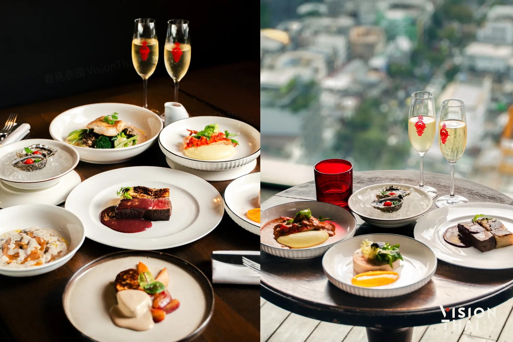 铂尔曼曼谷G酒店37楼法式餐厅，推出情人节五道式套餐。（来源：官方）