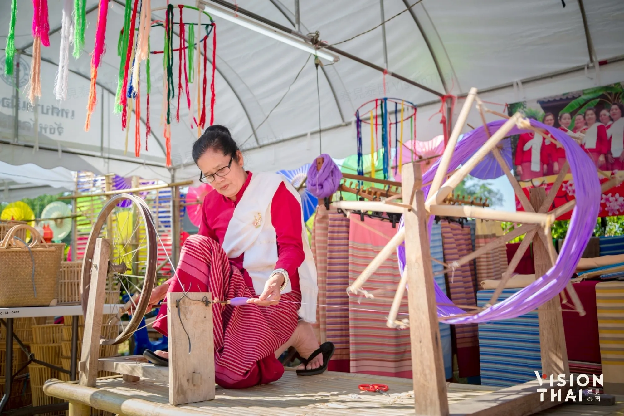 清迈博桑纸伞节现场有DIY体验！纸伞绘制、框架雕刻等工作坊（来源：官方）