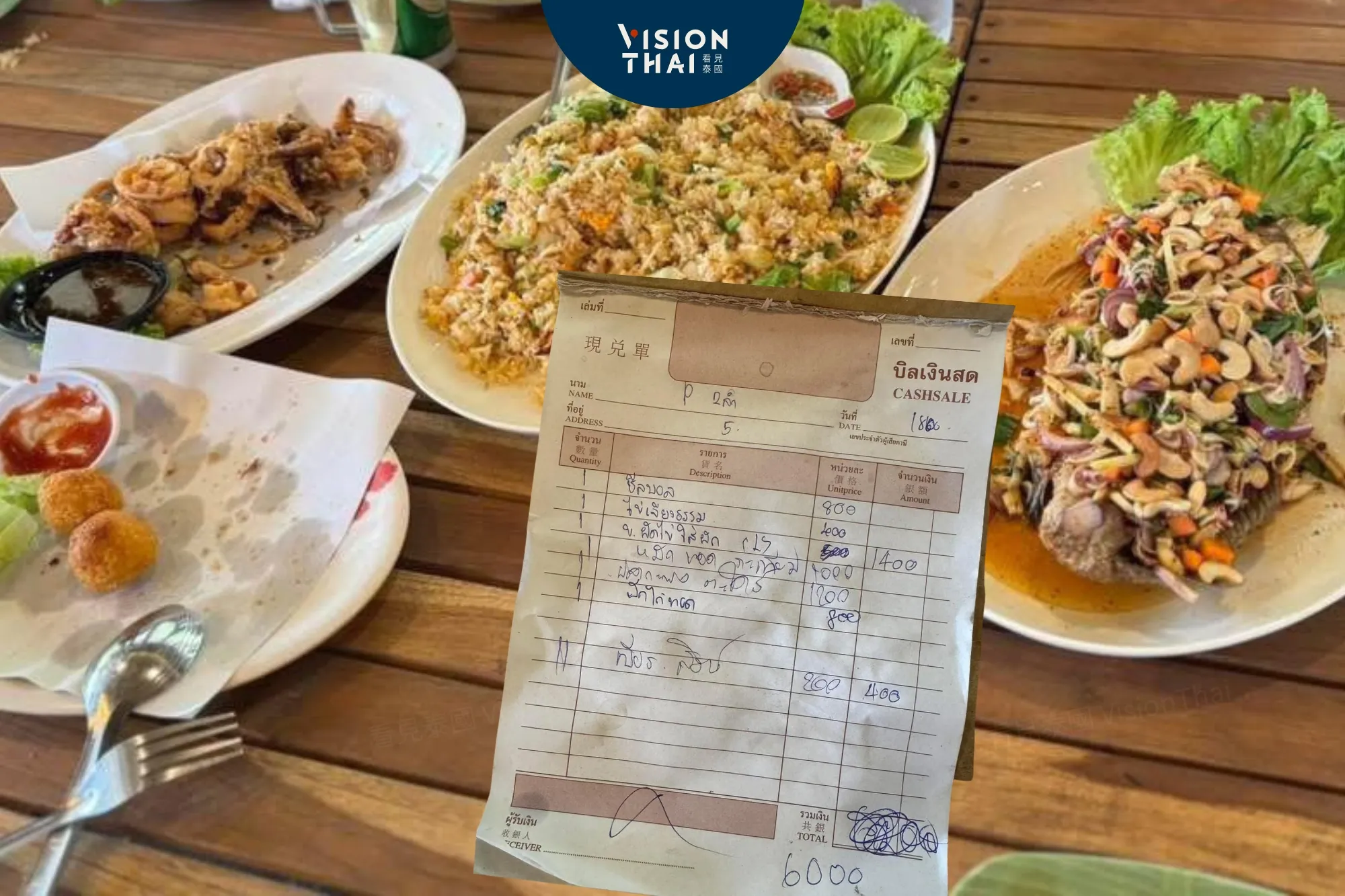 泰國水上市場煎蛋要價400、炒飯1400泰銖!遊客投訴官方稽查(來源:網路合圖)