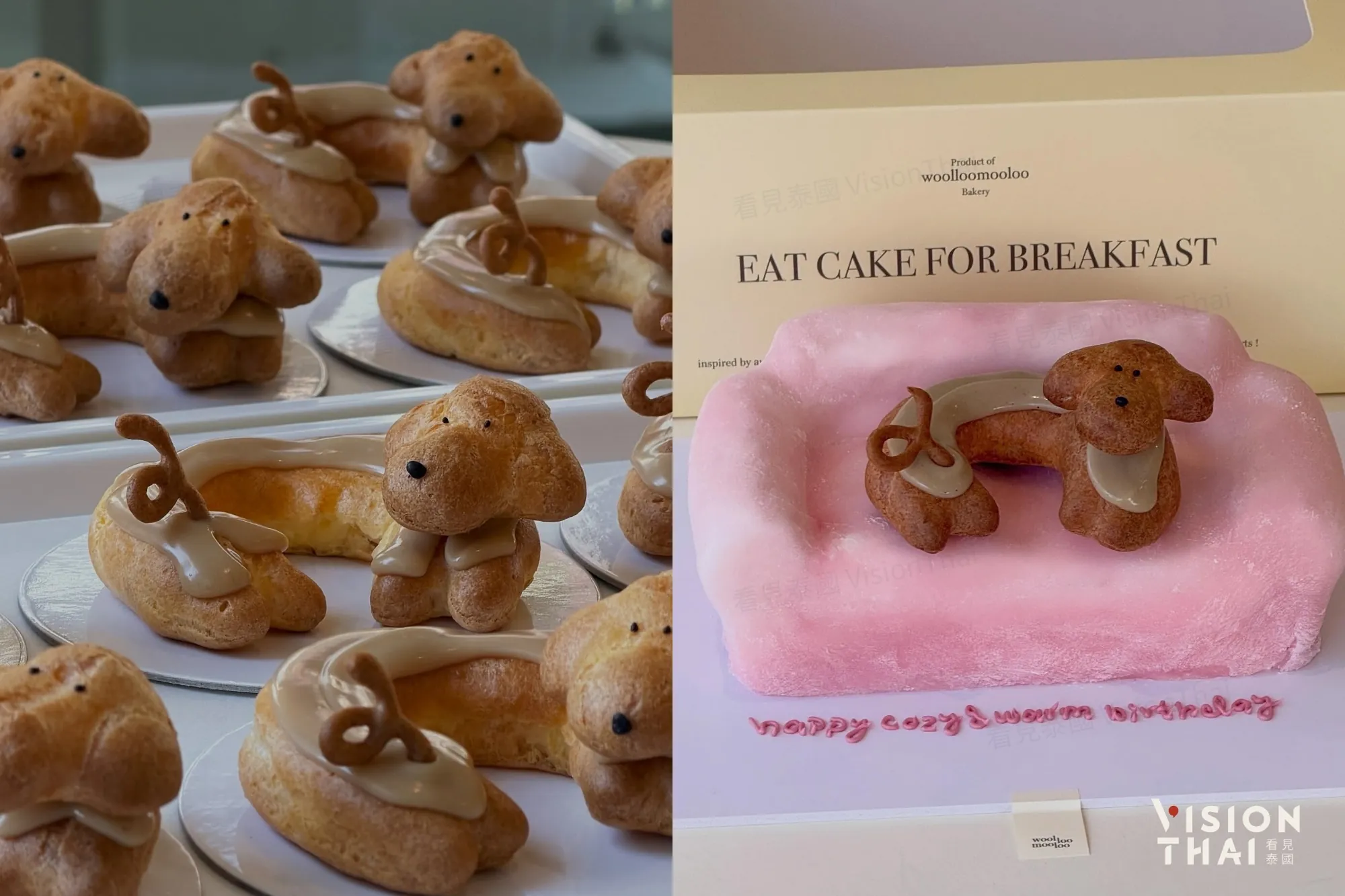 曼谷甜點店Woolloomooloo的招牌泡芙小狗（來源：官方）