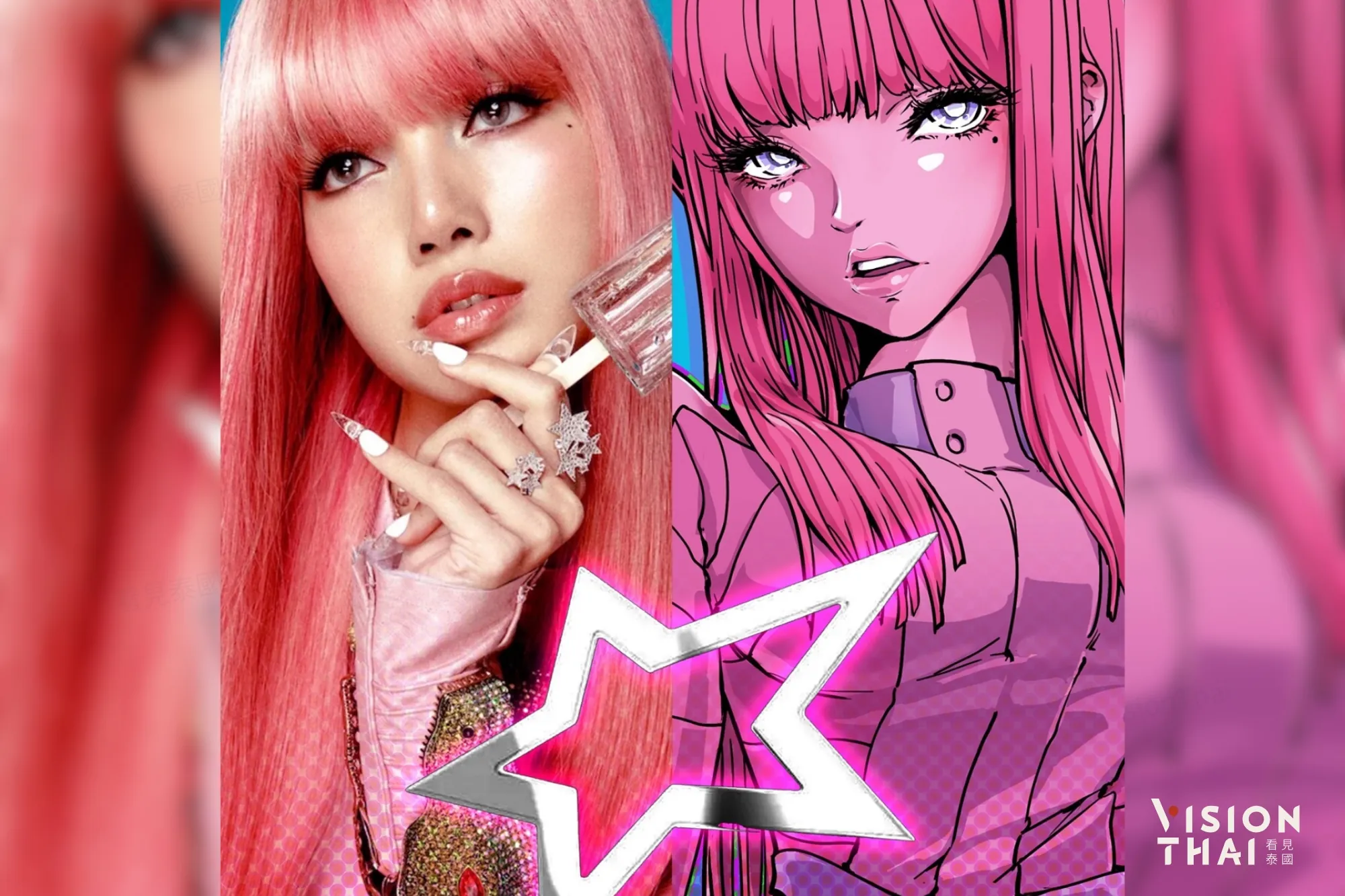 Lisa專輯《Alter Ego》的Kiki分身，將會成為線上網紅，拍攝各種獨有泰國美照！（來源：網路）