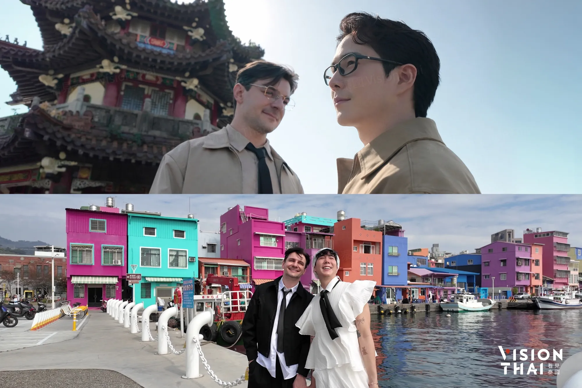 Waves of Love主題網紅Koendanai走訪台灣北中南彩虹景點，探索不同城市風光。