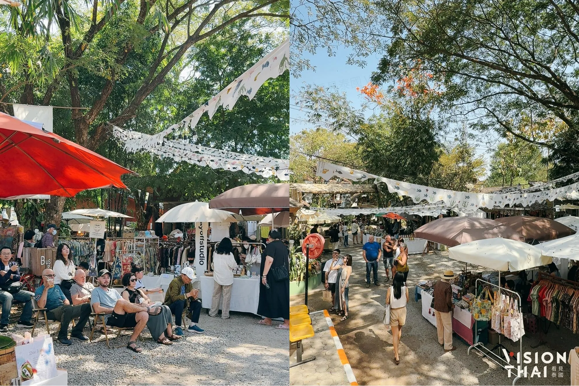 清邁雨林手作市集Chamcha Market，匯聚眾多泰國小眾文創。（來源：官方社群）