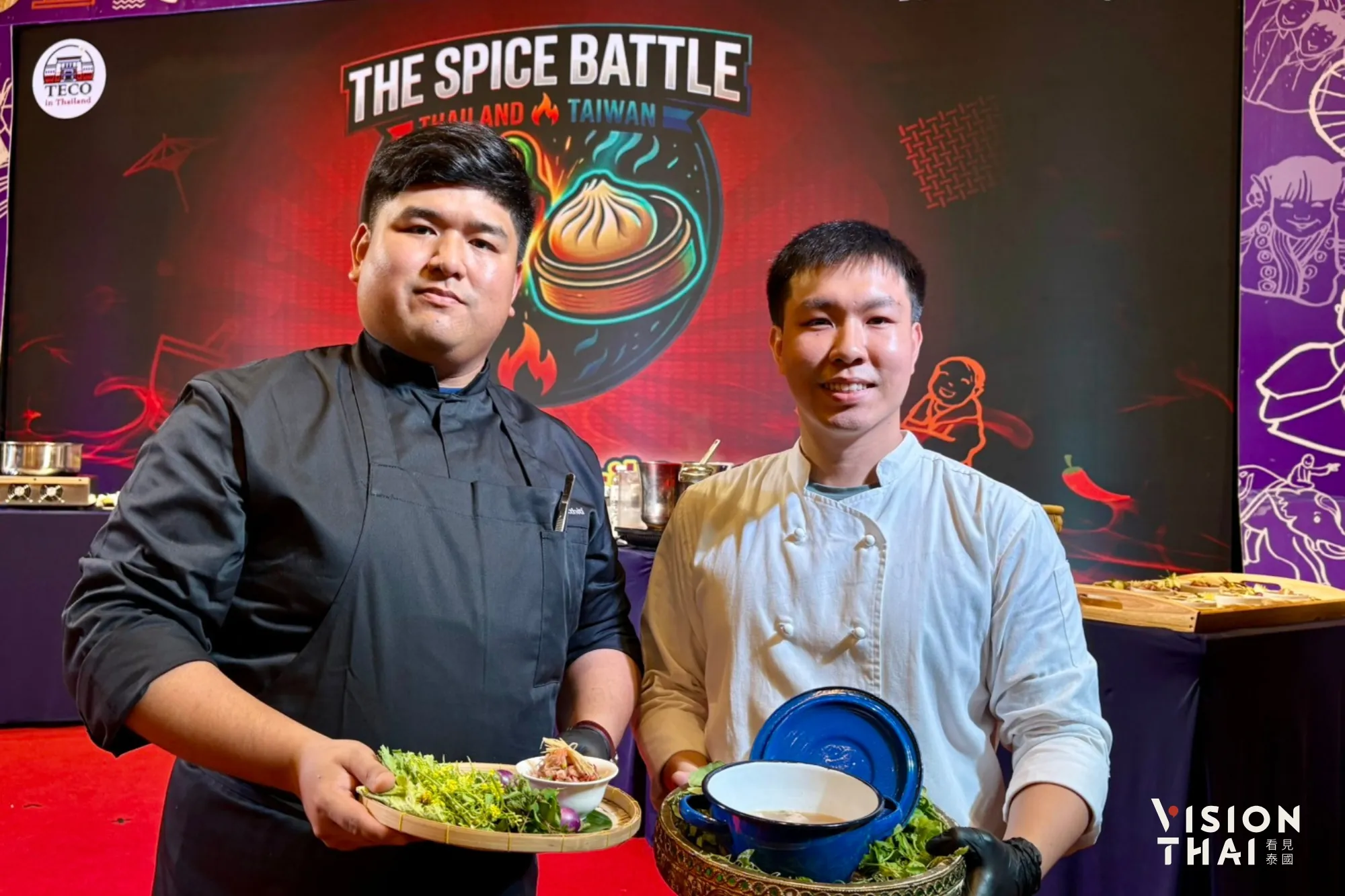 台泰辛香對決！駐泰國代表處與ICONSIAM、中華美食交流協會聯手舉辦The Spice Battle美食交流盛會（來源：駐泰國代表處）