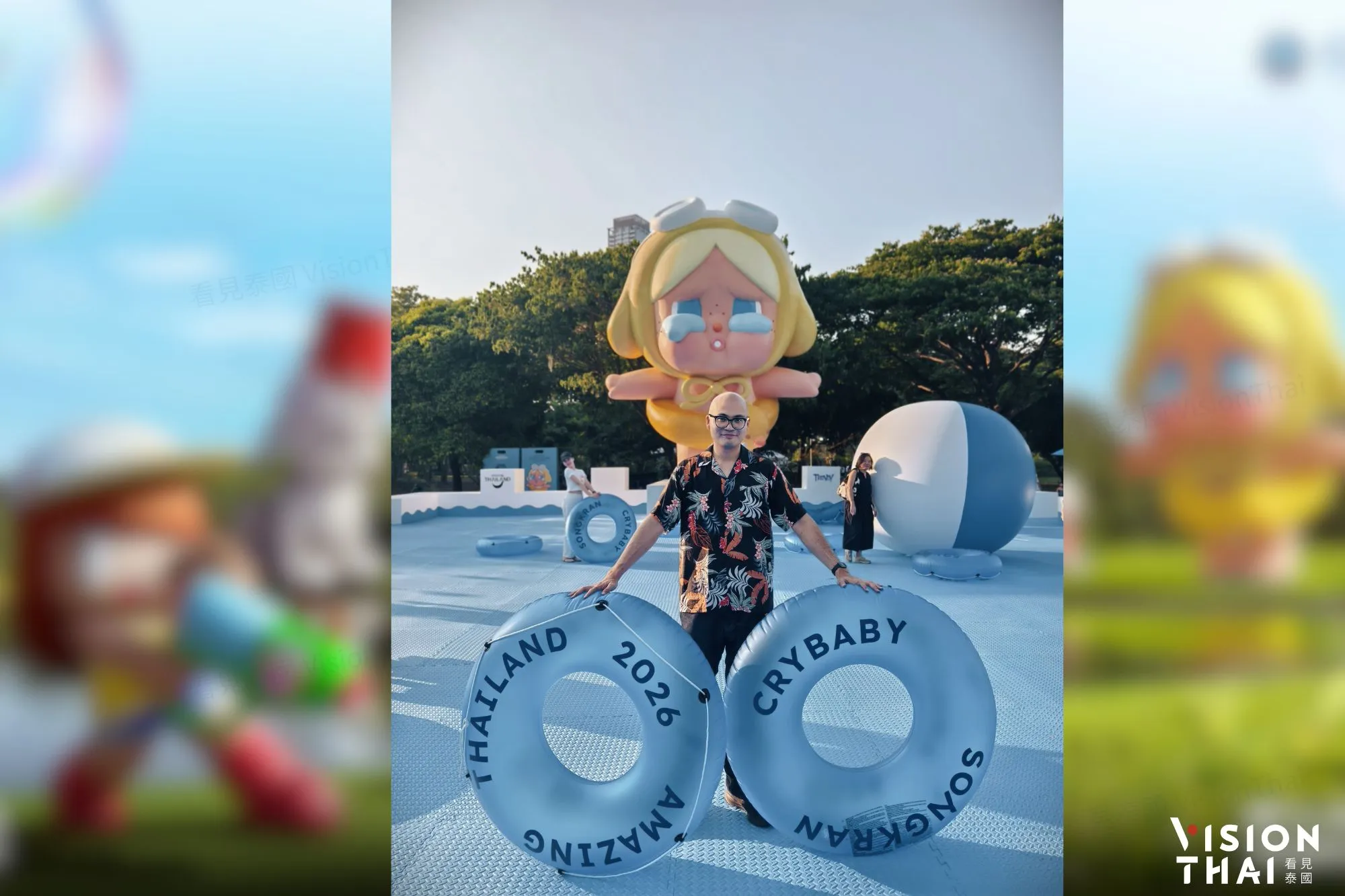 潑水節變身泰國IP展！哭娃領軍6大人氣角色免費打卡集章