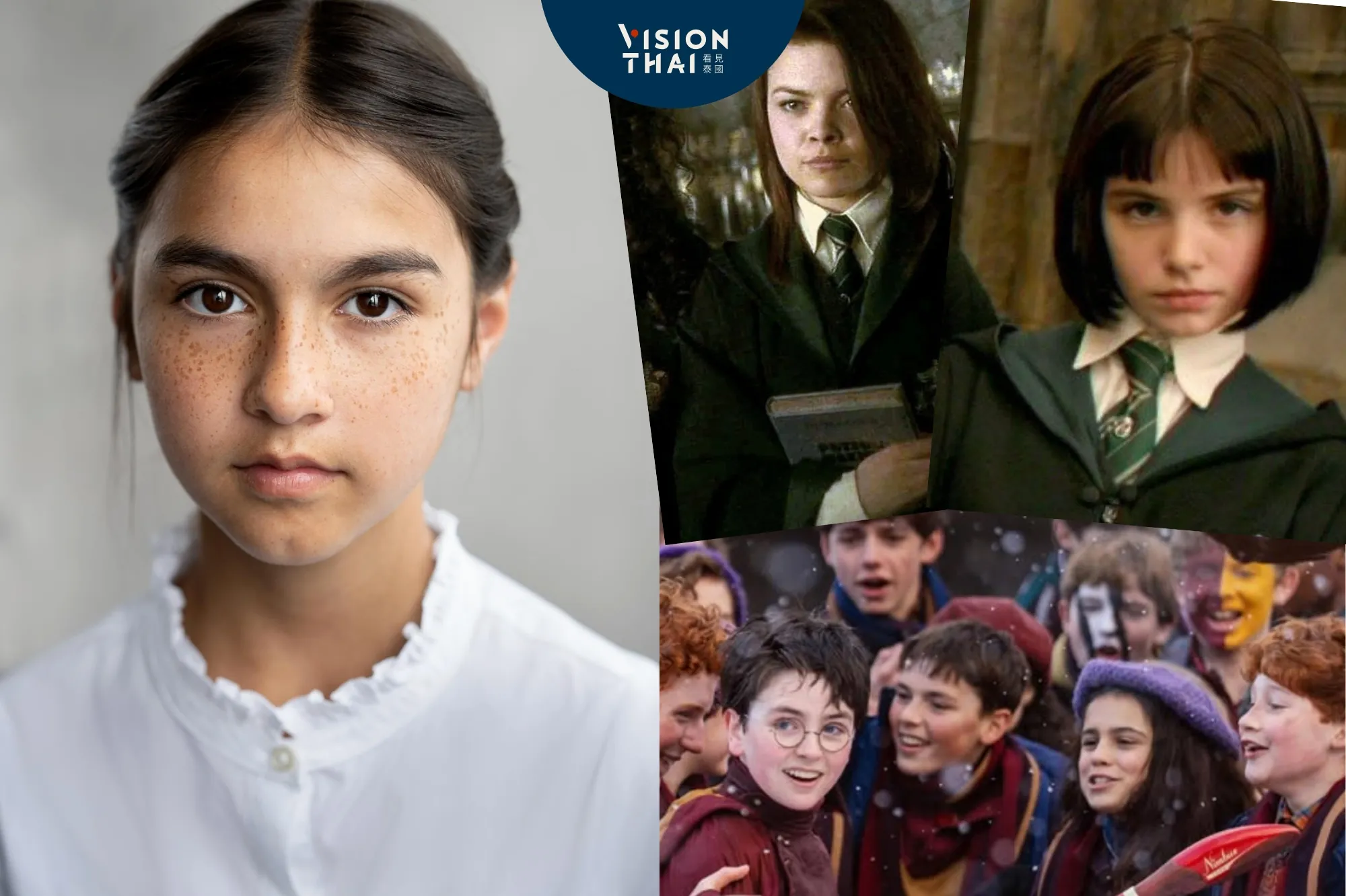 泰英混血演員Laila Barwick 演出HBO《哈利波特》影集飾演馬份好友（來源：網路合圖）