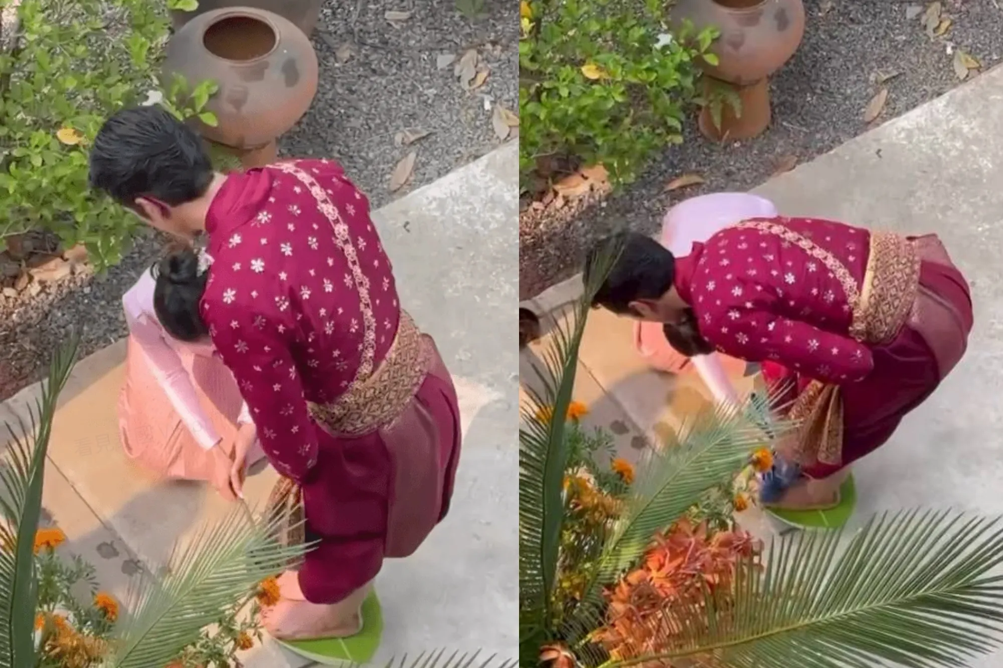 泰國國民情侶Yaya與Nadech世紀婚禮遭指「抄襲柬埔寨」 泰專家反擊：純正伊善習俗（來源：網路）