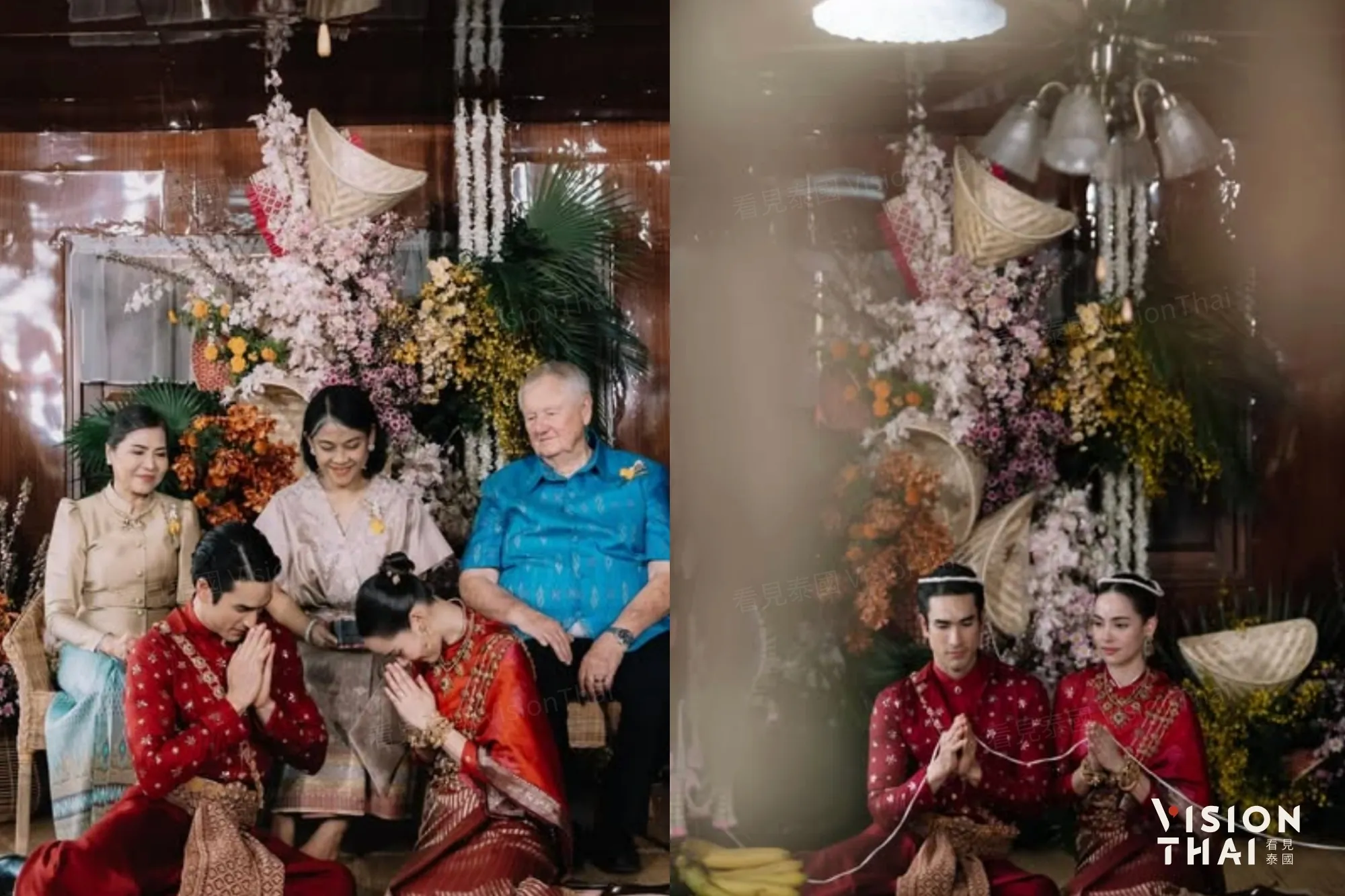 泰國混血女神Yaya與Nadech婚禮儀式（來源：官方社群）