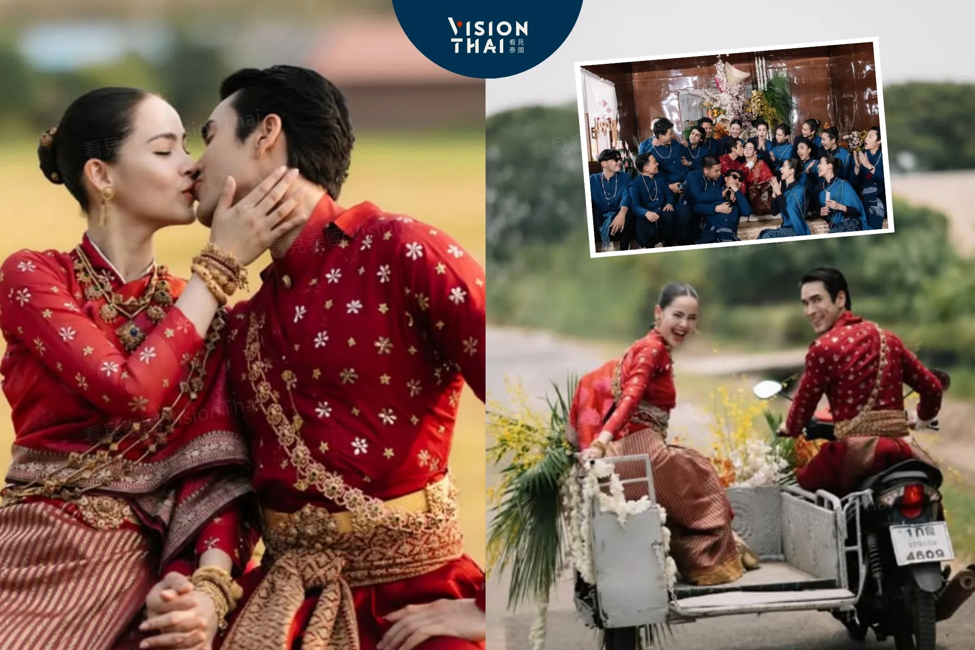 泰國混血女神Yaya與Nadech 16年長跑結婚了！田園婚禮美翻、寵妻誓言閃瞎（來源：官方社群）