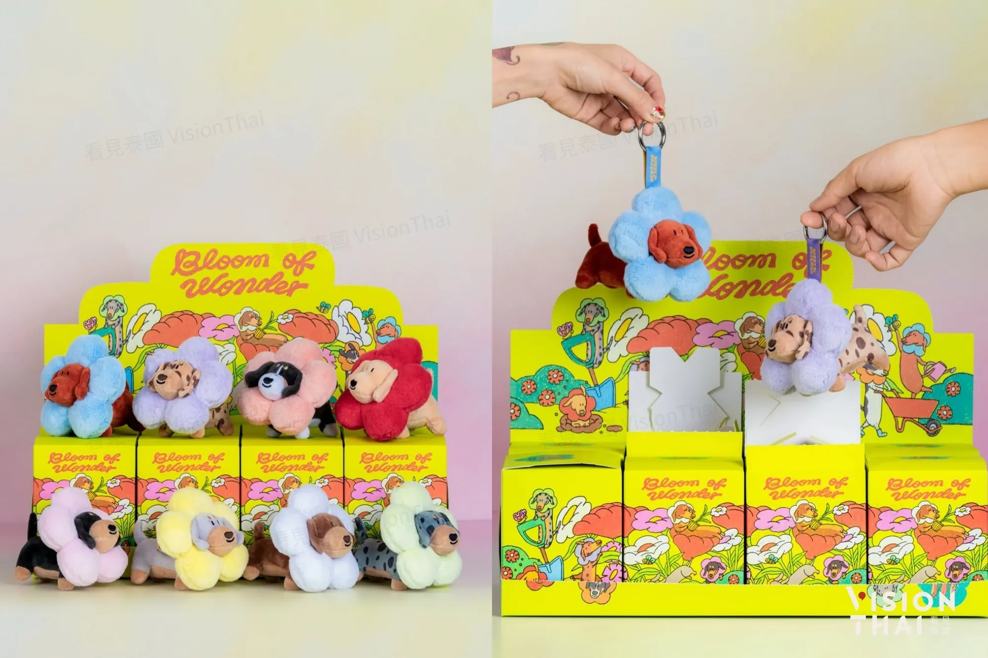 曼谷臘腸狗吊飾推新款！超萌「花花臘腸狗」隱藏版盲盒等你抽（來源：官方社群）