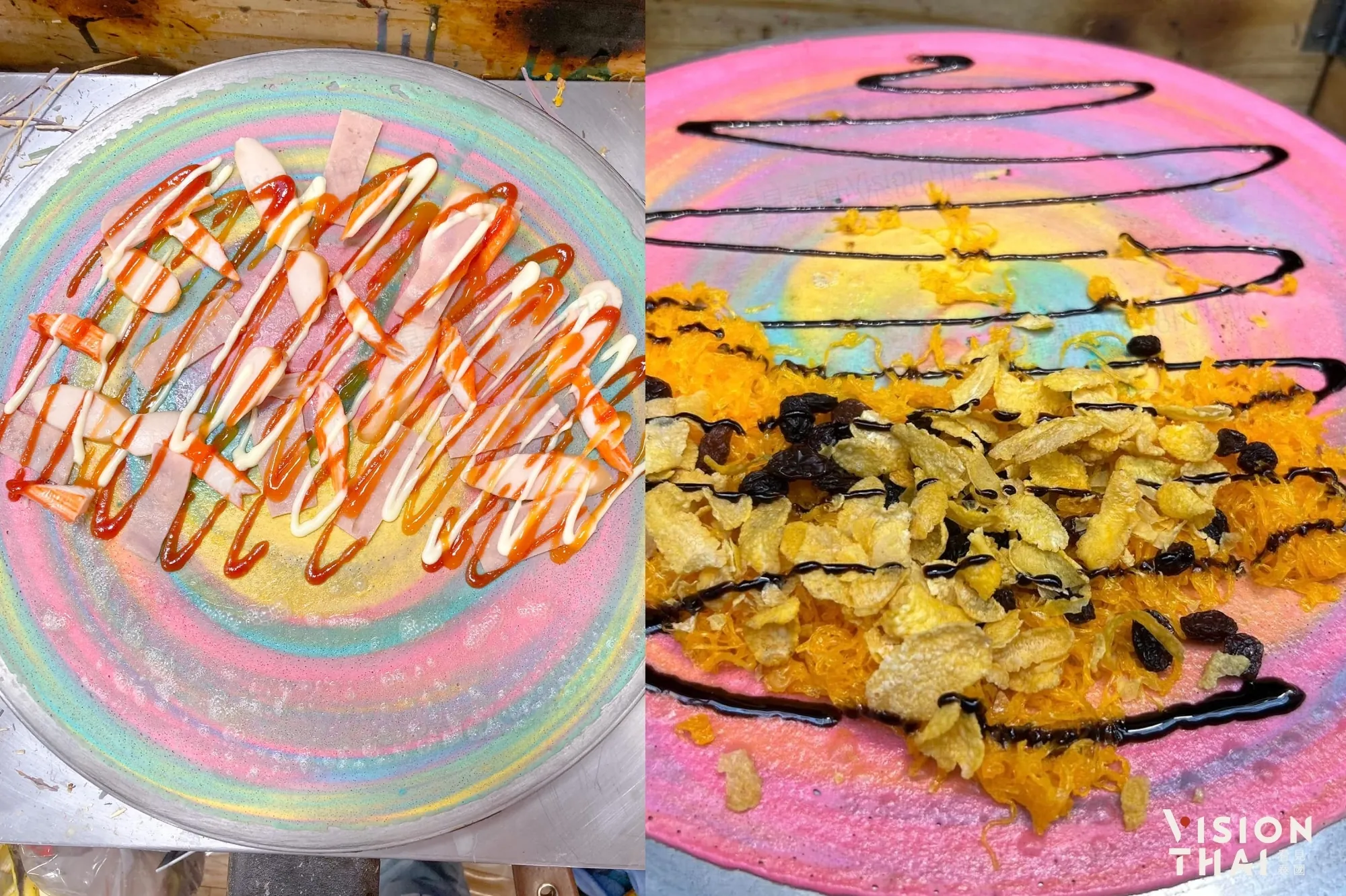 Makalong Crepe彩虹可麗餅有許多口味可以選擇(來源:官方社群)