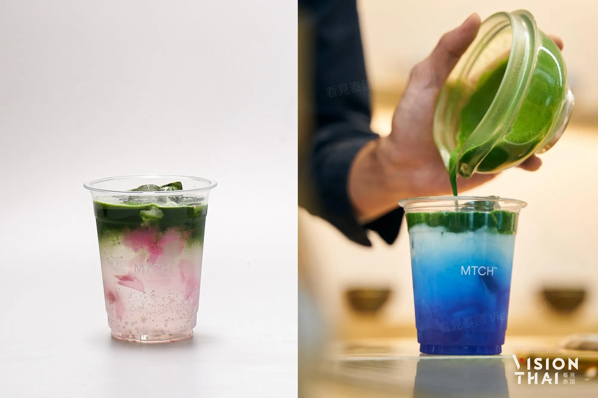 曼谷抹茶店MTCH,主打正宗日本進口抹茶與創意特調。(來源:官方社群)