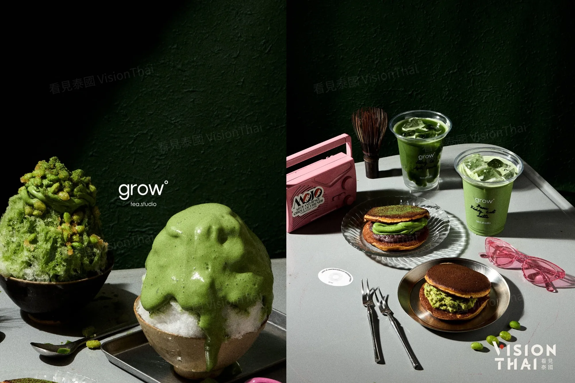 Grow tea.studio除了抹茶必喝外,厚實的銅鑼燒也是必吃。(來源:官方社群)