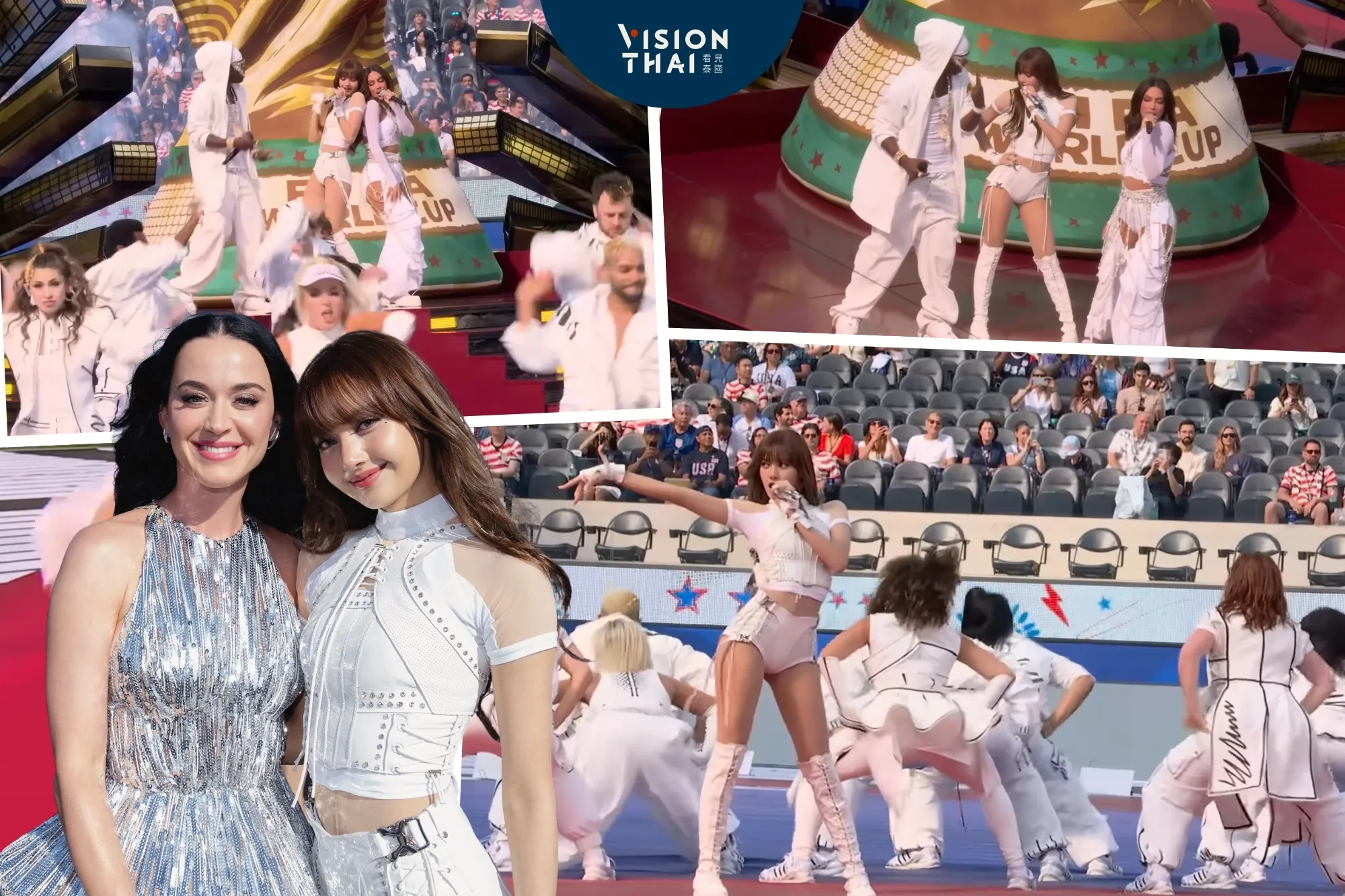 泰國第一人！Lisa領銜2026美墨加世足開幕秀 攜手國際巨星獻唱〈Goals〉（來源：網路合圖）
