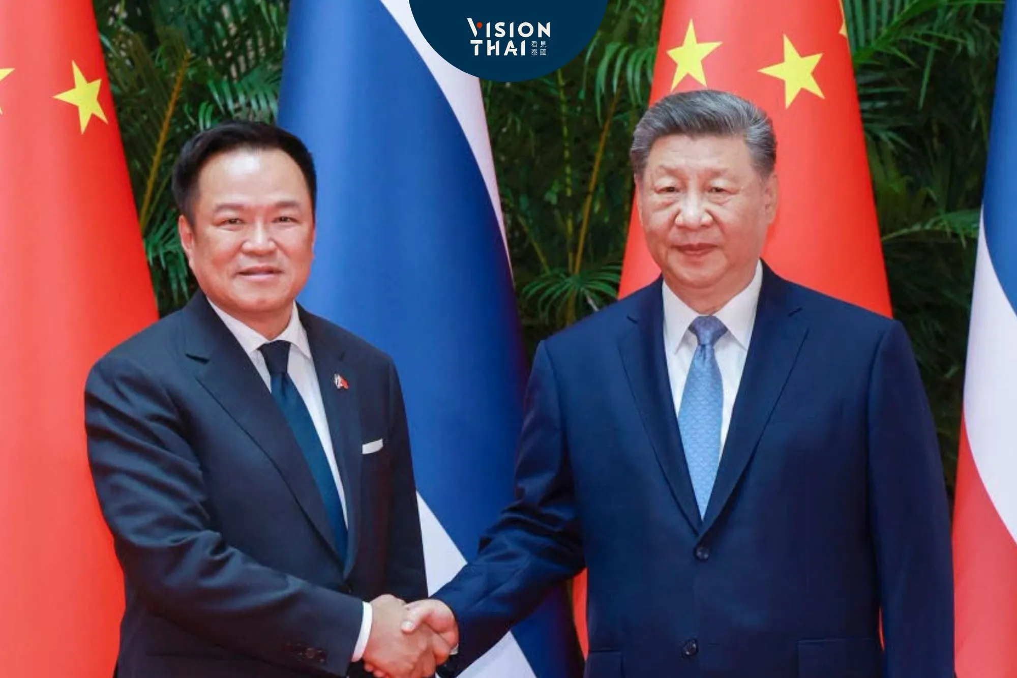 泰總理阿努廷訪北京!泰中建立外交國防安全對話機制 高鐵2030完工定調(來源:Anutin Charnvirakul FB)