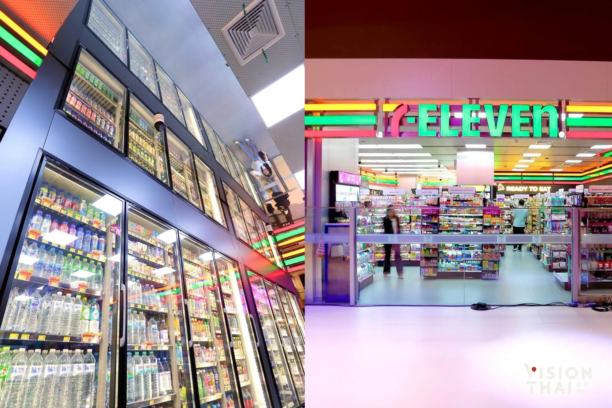 7-11 Cloud 11门市为概念旗舰店，推出许多限定商品，最引人注目的无非是「无限延伸冰柜」。（来源：官方社群）