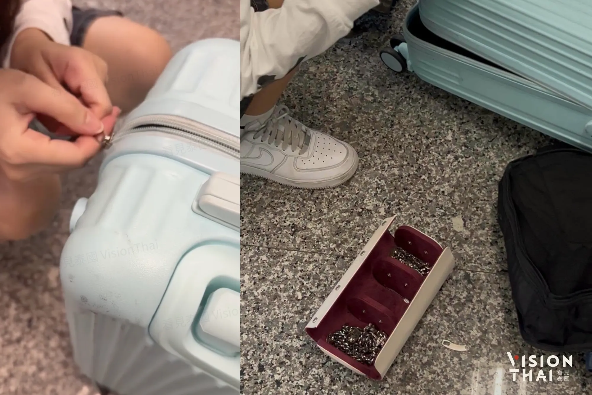 打開行李箱只剩空錶盒！網紅稱托運前X光仍在 卡地亞愛馬仕不翼而飛（來源：網路合圖）