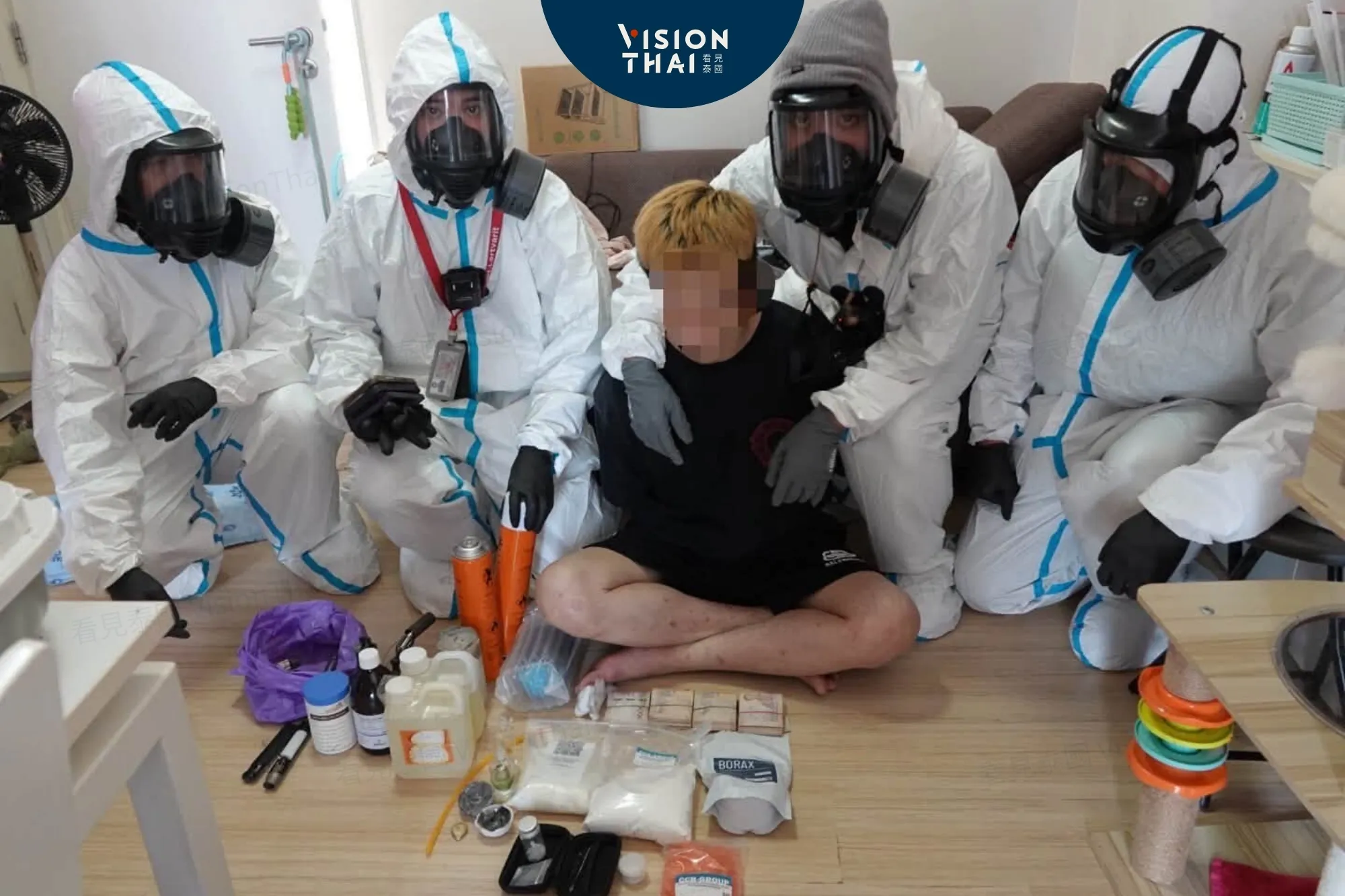 计划大屠杀?新加坡毒犯网购吗啡剧毒曼谷落网称:女友不回家(来源:Cop Hero Thailand Magazine )