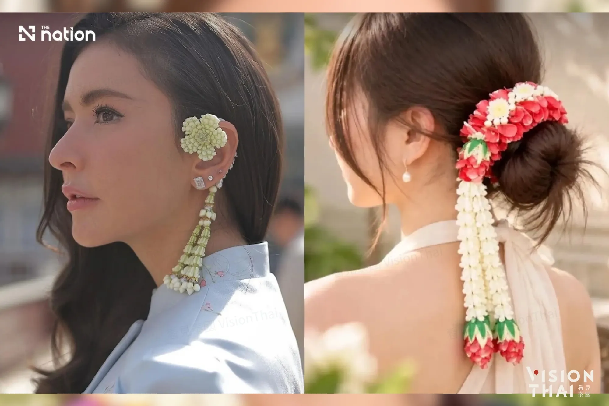 泰式花環紮入髮髻成為Z世代新流行（來源：Nation Thailand）