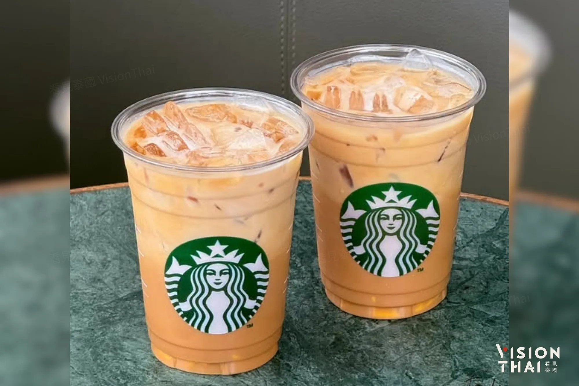 「Iced Shaken Thai Milk Tea with Egg Custard Pudding」（来源：Foodie Munchies FB）